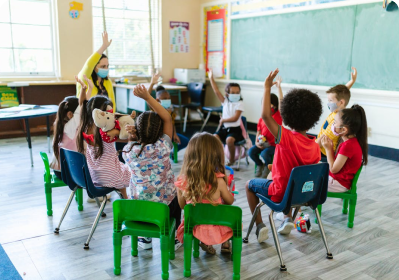Children in classroom